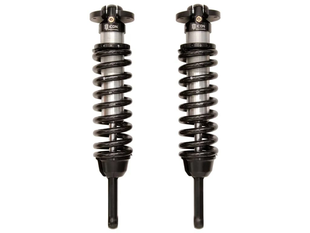ICON 2005-2023 Toyota Tacoma, 0-3.5"/0-2.75" Lift, Front, V.S. 2.5 Series Coilover Kit, Extended Travel, Internal Reservoir, 700 lbs/in Coils, Pair