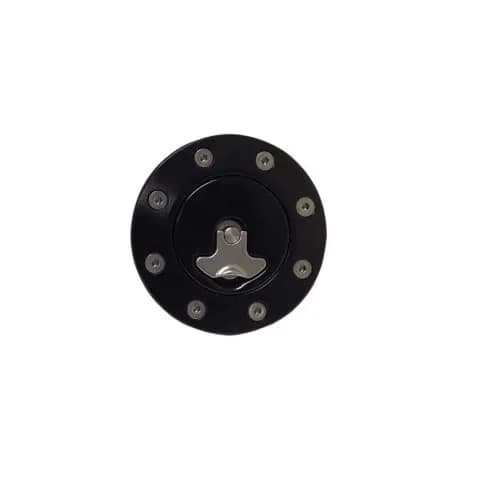 Billet Aluminum Gas Cap Universal Fit Locking Anodized Black Cap 2 Keys Housing Neck And Gaskets Ridetech