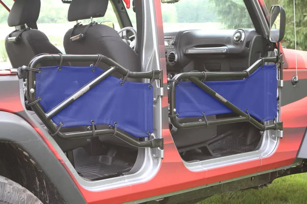 Doors 2007-2018 Inserts Front and Rear Doors Royal Blue