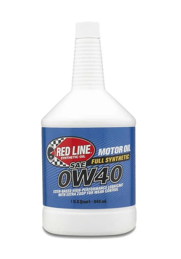 0W40 Synthetic Motor Oil 1 Quart Red Line Oil