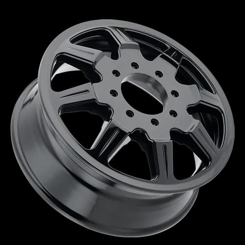 Mayhem Dually Wheels Monstir Dually 8101 GB 20x8.25 Inner Dually Black 127 Off Set 8 Lug 9.63 BSM 121.3 Bore 165.1 Bolt Circle Cast Aluminum