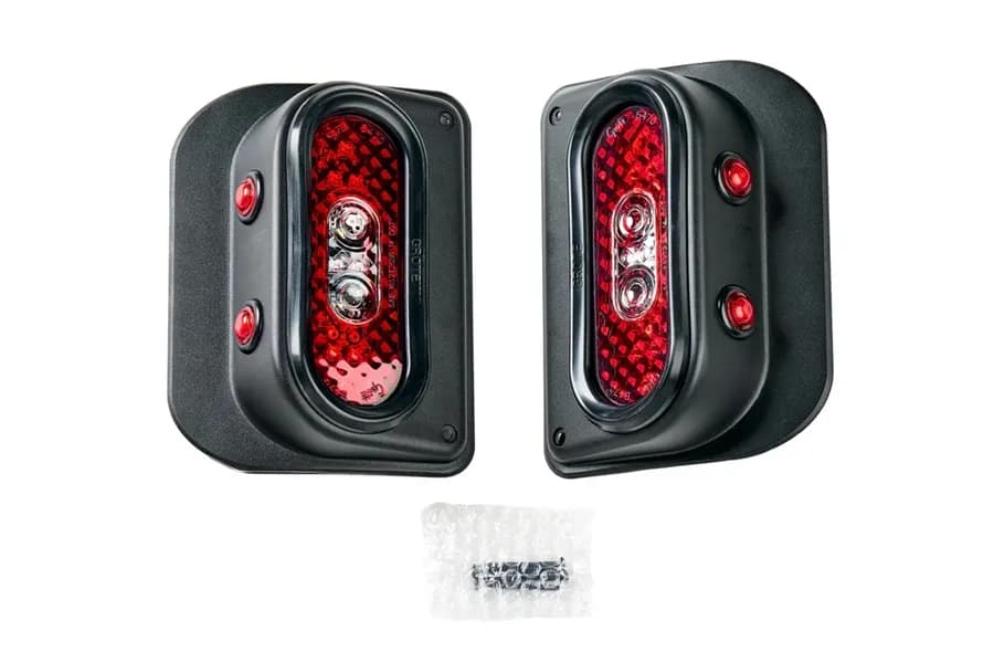 0718 Wrangler Jk/Jku Tail Gunner LED Tail Lights Black