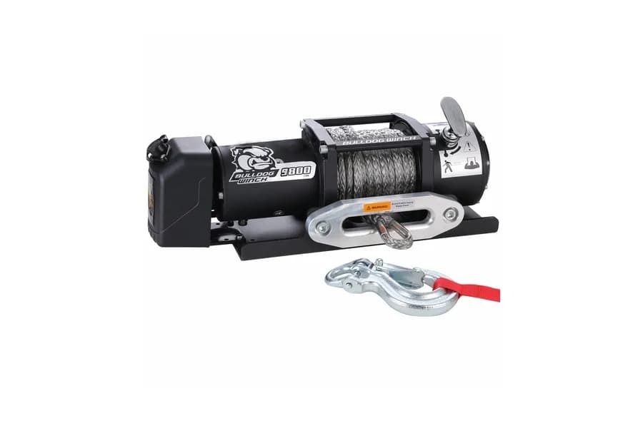 9800 Lb Trailer Winch Wired Rope Bulldog Winch