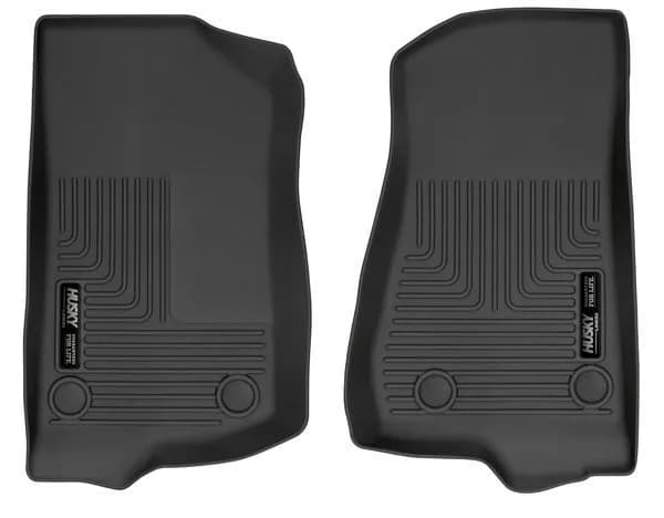 Husky Liners Weatherbeater Series Front Floor Liners-Black - JK 2018