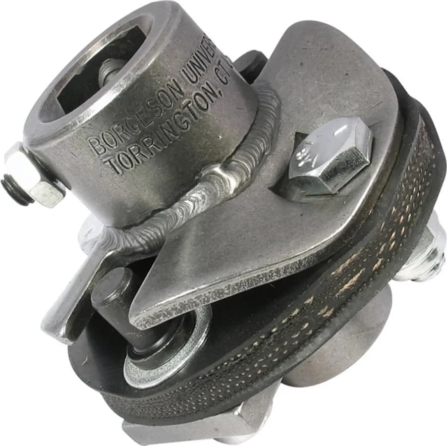 Borgeson - OEM Style Rag Joint - P/N: 055043 - OEM Rag joint style flexible steering coupler. Fits 18MM Double-D X 1 in.-48 Spline.