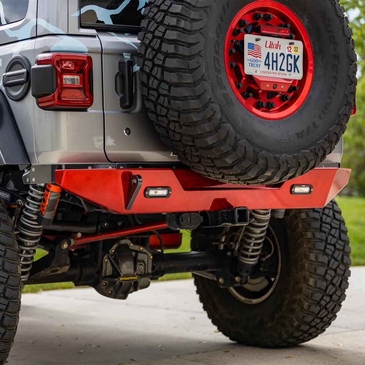 18c Wrangler Krawler Lite Bolt On Rear Bumper Raw