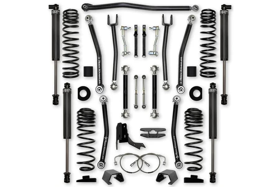 Rock Krawler 4.5in X Factor Lift Kit, Stage 1 w/RRD Shocks - JT 3.6L