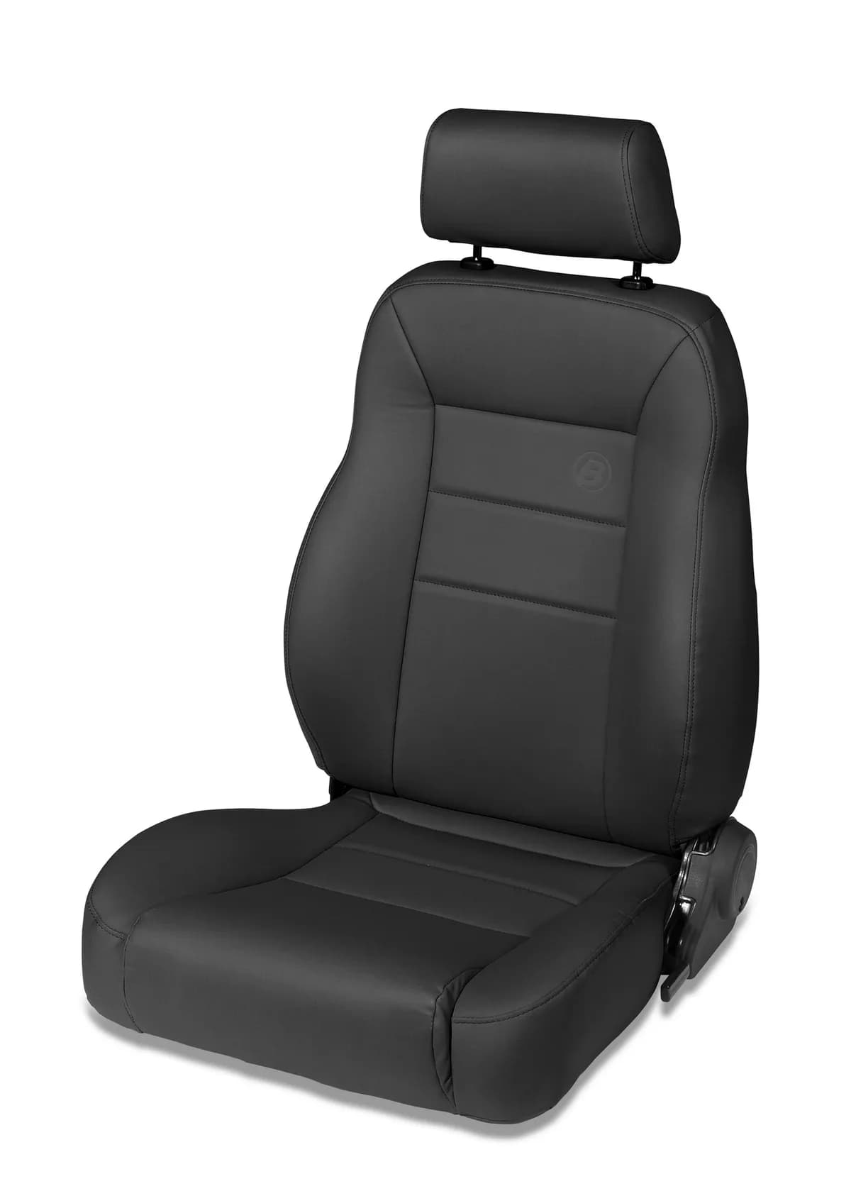 Jeep Seat Trailmax II Pro Front Passenger Seat For Jeep 1976-1986 CJ7 All Vinyl Black Crush Bestop