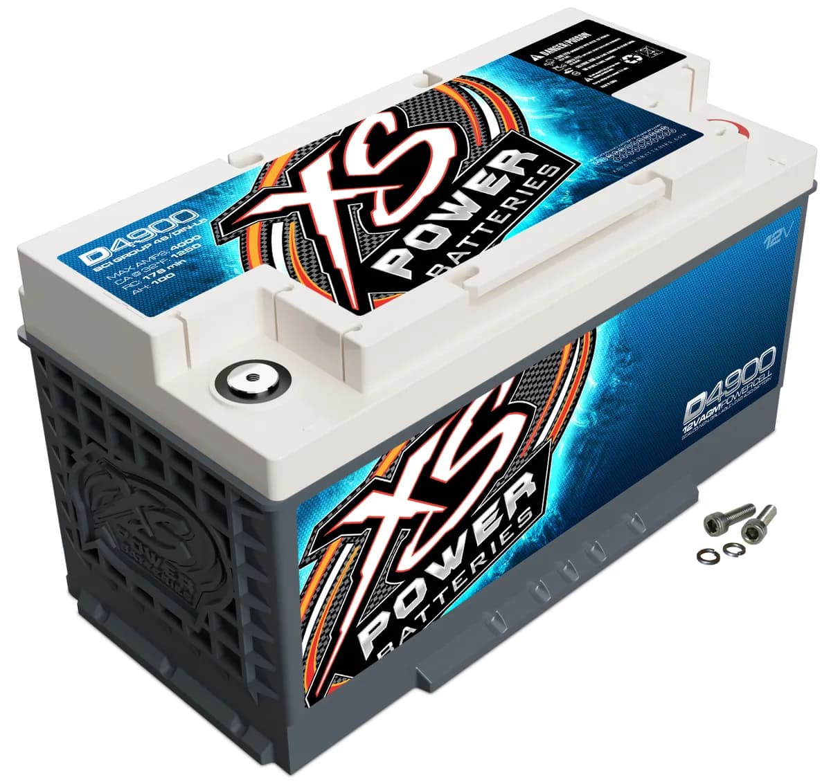 12v Bci Group 49 Agm Battery Max Amps 4000a Ca: 1075 Ah: 80 3000w / 4000w
