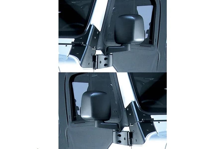 Rugged Ridge Door Mirror Kit for 1987-2006 Jeep Wrangler YJ/TJ