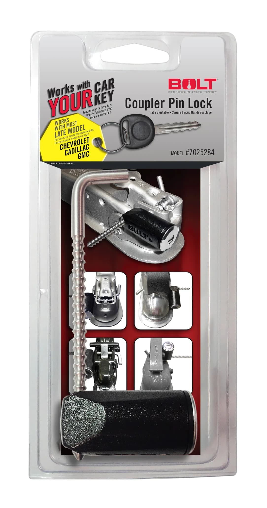 Bolt 7025284 Coupler Pin Lock gm Late Model (Gm b)