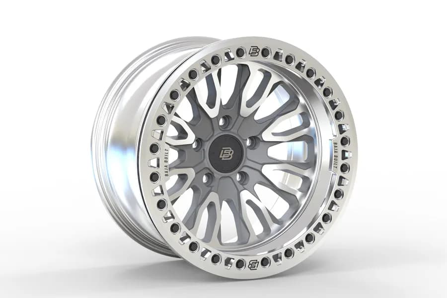 Baja Built RENEGADE Cast Beadlock Wheel, 17x9 5x5 -12mm - Machined - JT/JL/JK