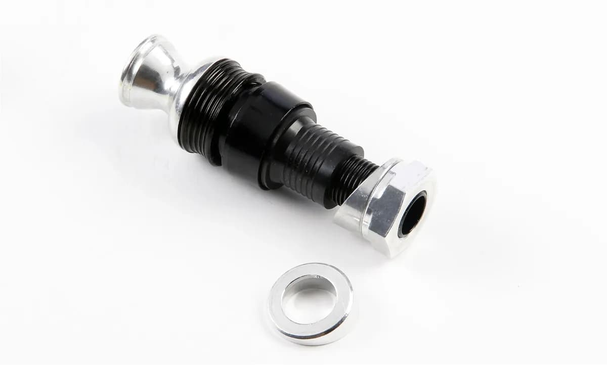 Anchor Tight Transmission Dipstick Bottom Fitting Assembly; For Spare Powerglide OEM/Aftermarket Trans; Black Finish;