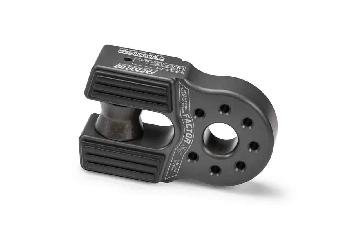 Factor 55 FlatLink XXL Winch Shackle Mount Assembly - Anodized Gray