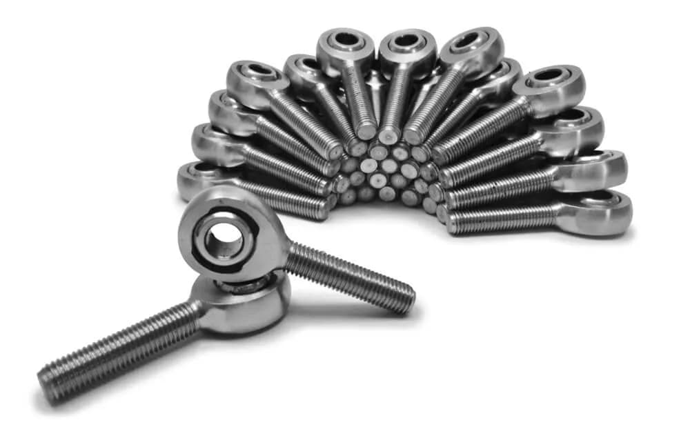 Steinjäger Metric Male Rod Ends Chrome Moly Housing, Nylon Race M12 x 1.75 LH 35 Pack