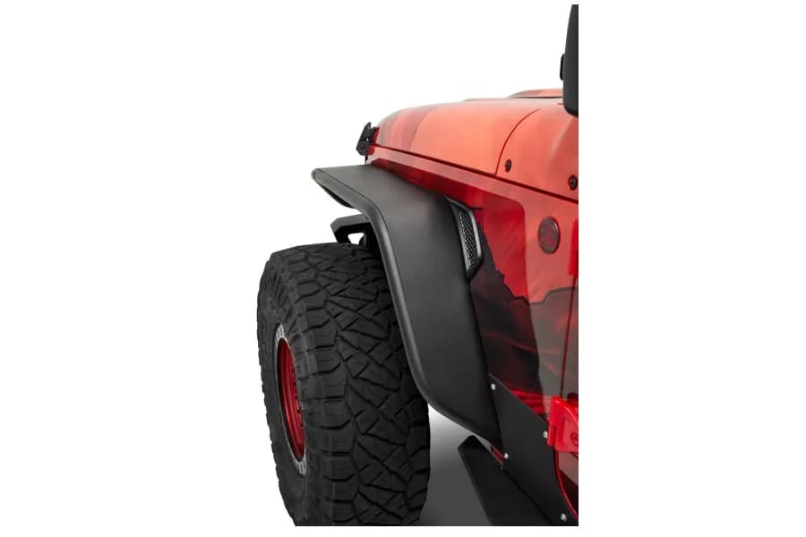 Bestop Granite Series Front Fender Flares - Matte Black - JL/JT