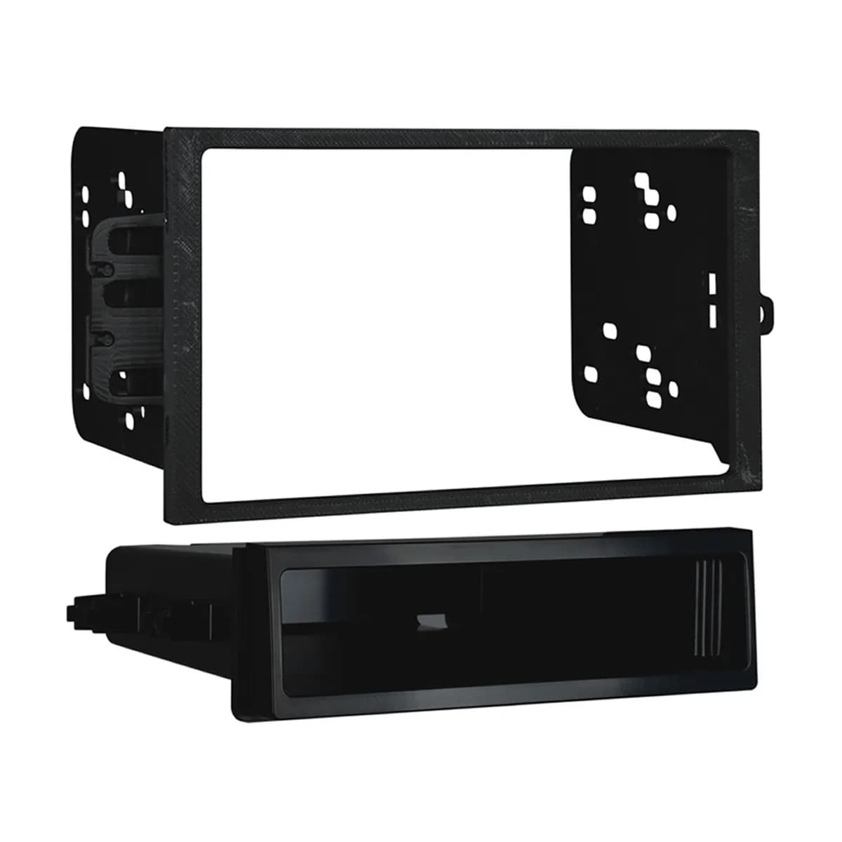 Turbokits; Radio Installation Kit; Incl. Instructions/Hardware; For 2-Shaft/Din; Recessed Din Opening; Allows 1/4 In./0.5 In. Din Equalizer; High Grade ABS Plastic;