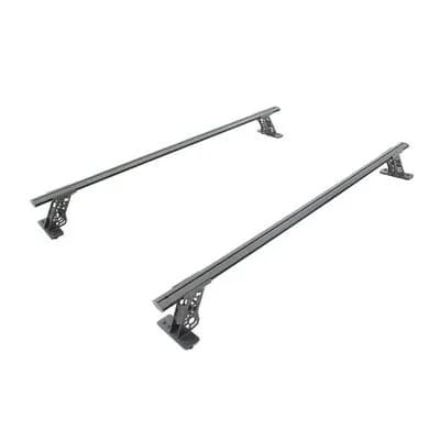 Go Rhino 5935015T - XRS Cross Bars - Bed Rail Kit for Full/Mid Sized Trucks W/Tonneau Cover T-Tracks- Textured Black