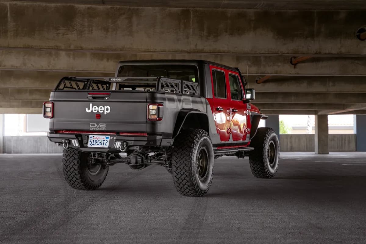 DV8 Offroad RBGL-06 Jeep Gladiator JT MTO Series Rear Bumper