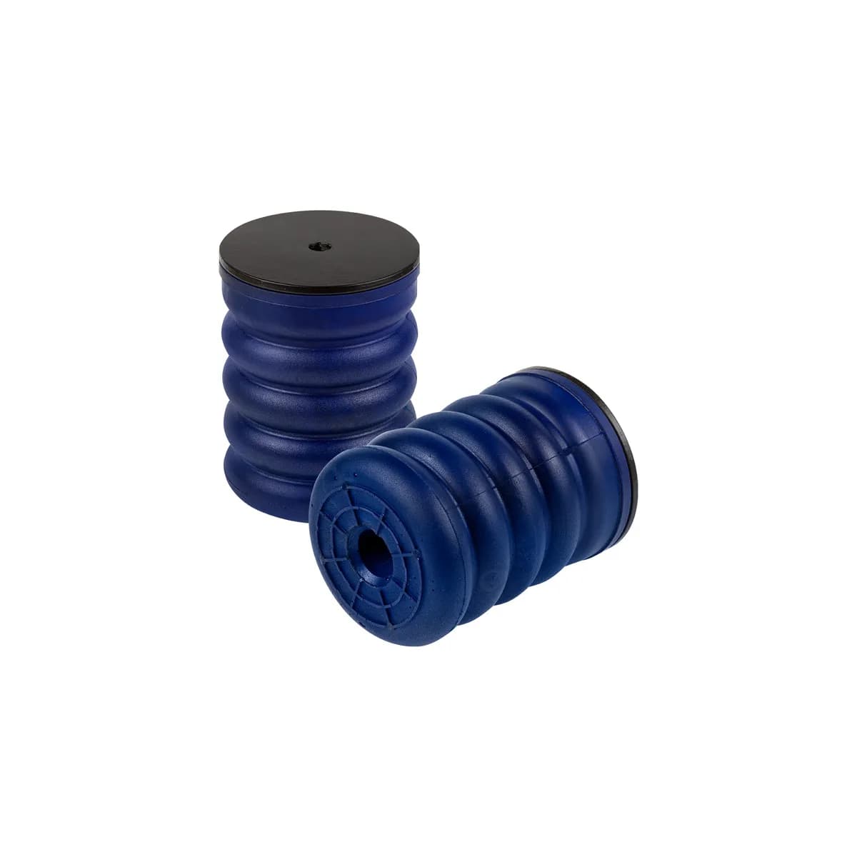 SumoSprings; Front Or Rear; Incl. One 1 in. Spacers; For Fabricators And Custom Applications; One Piece Hollow Center; 1000 lbs. At 50 Percent Compression; Blue;