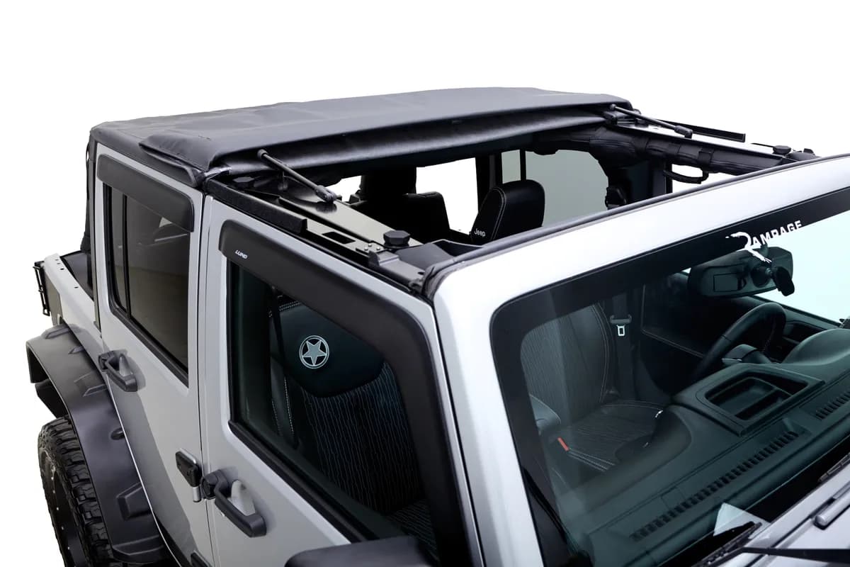 0716 Wrangler Unlimited Frameless Trail Top Black Diamond