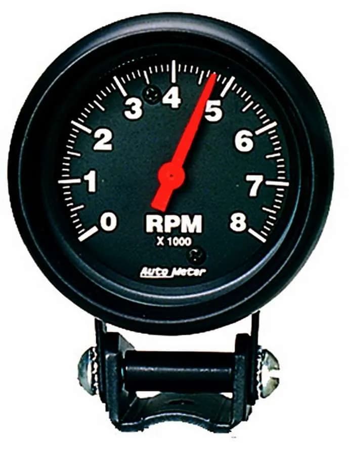 Gauge, Tachometer, 2 5/8", 8k RPM, Pedestal, Z Series