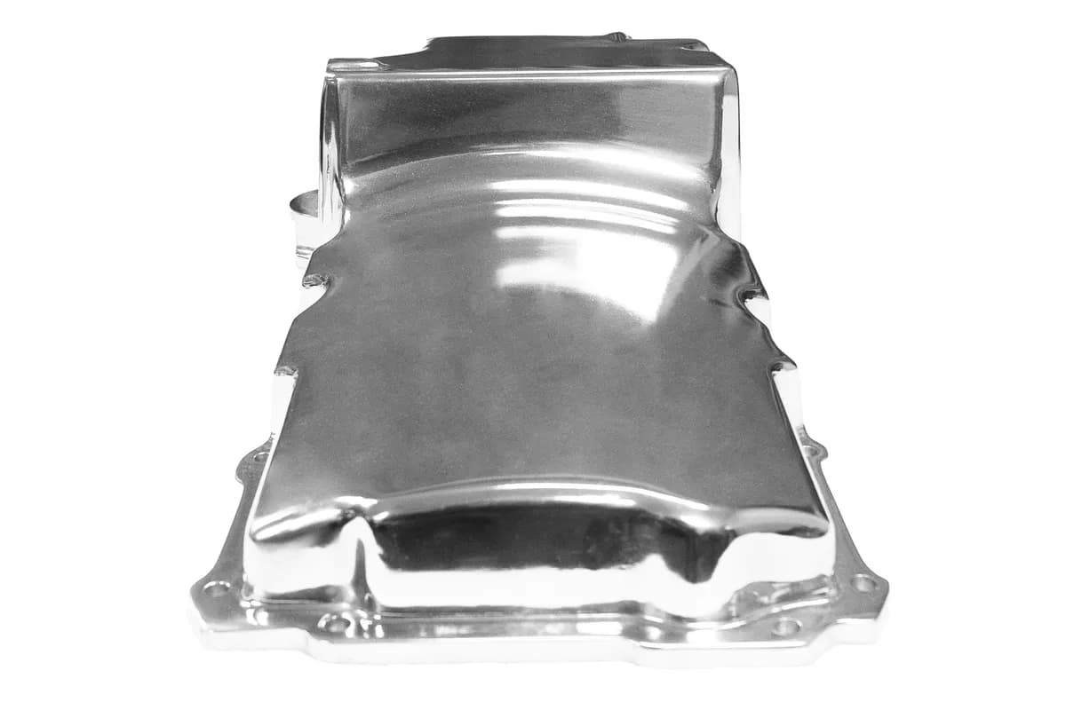 FiTech FiTech Plus, LS Swap Oil Pan, Standard Profile, Polished, 6.00L w/Filter Capacity