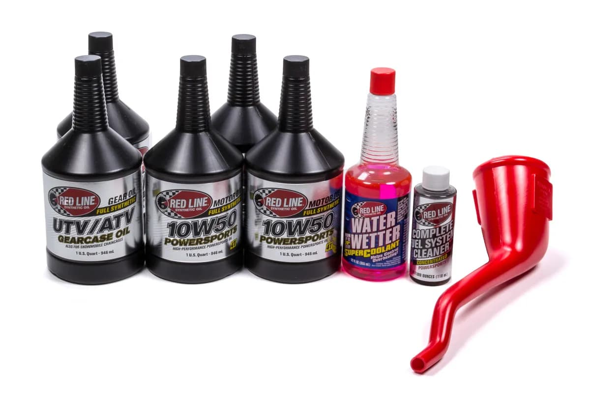 Powersport Motor Oil UTV/ATV 10W50 Powerpack Kit Red Line Oil