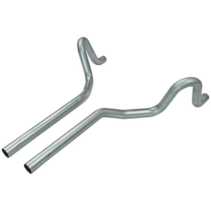 Tailpipes, 2.50" Mandrel Bent Tubing for 64-72 GM A-Body, 16 Gauge Aluminized Steel: 1 pr