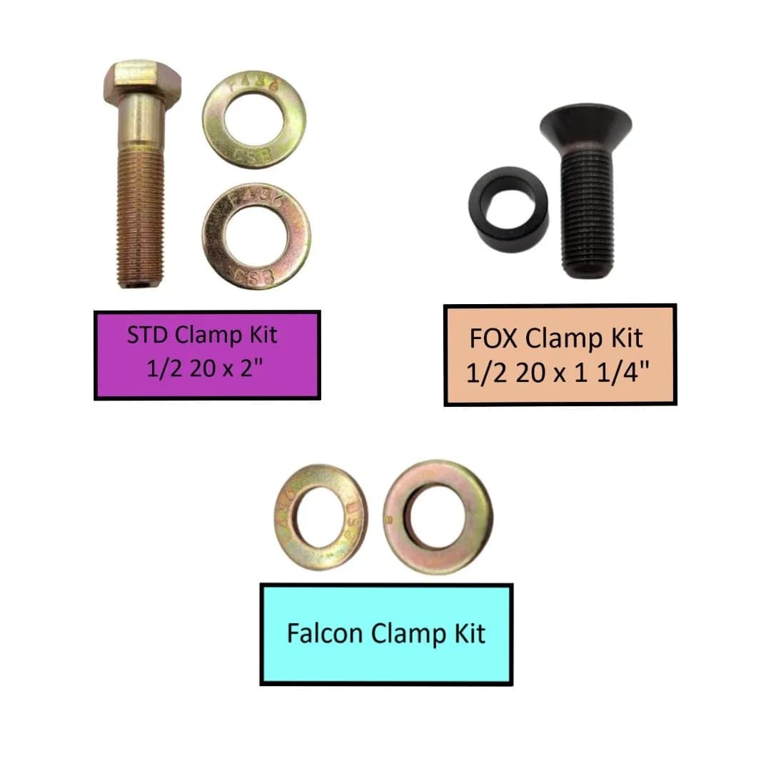 DC2.125-B - Steering Stabilizer Clamp Black Zinc, 2.125 " ID, Universal