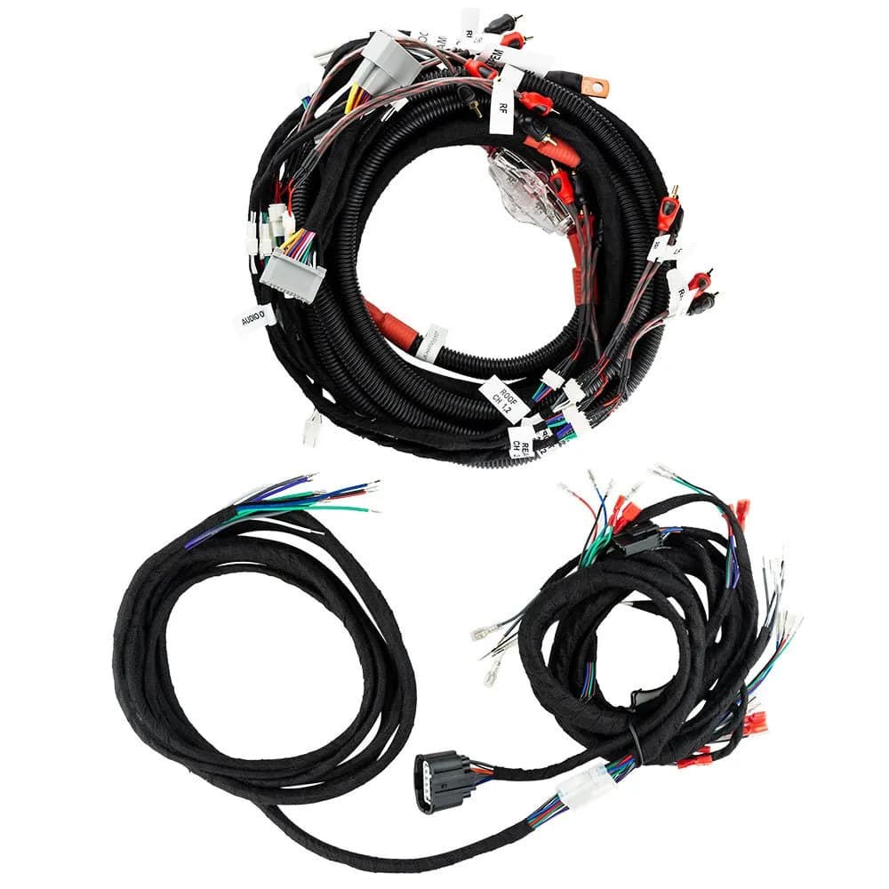 Jeep JK | Harness | Plug and Play | For JK-SBAR Overhead Soundbar System | Amplifier and SQBASS Underseat Subwoofer