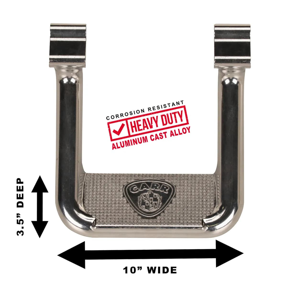 CARR - 101242 - HOOP II; Assist/Side Step; XM3 Polished; Pair