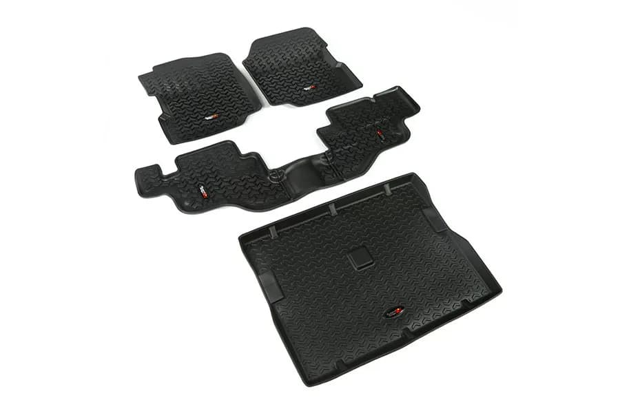 7686 Jeep CJ And 8795 Wrangler (Yj) Floor Liners Kit Black