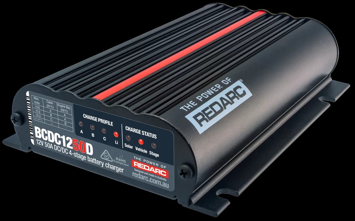 REDARC Dual Input 50A In-Vehicle DC Battery Charger