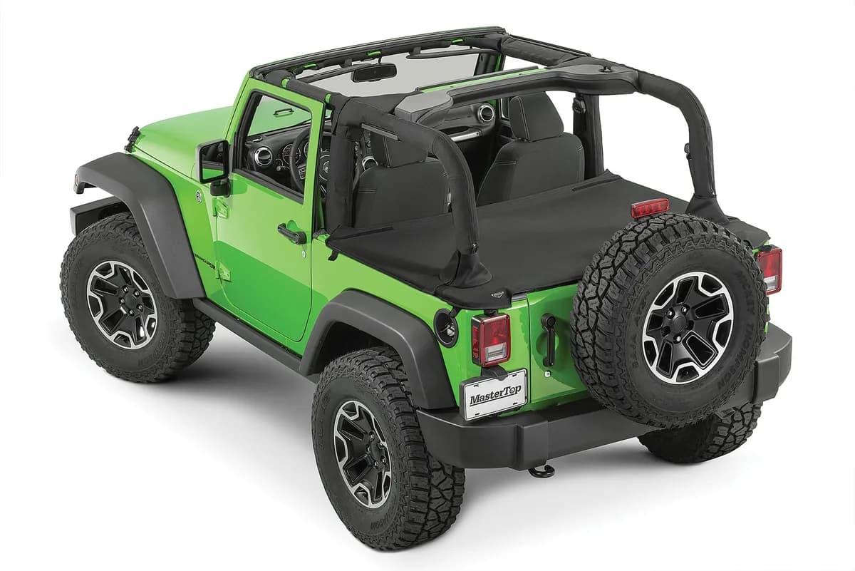 Jeep JK WindStopper Plus/Tonneau Cover Combo For 07-18 Wrangler JK 2 Door MasterTop