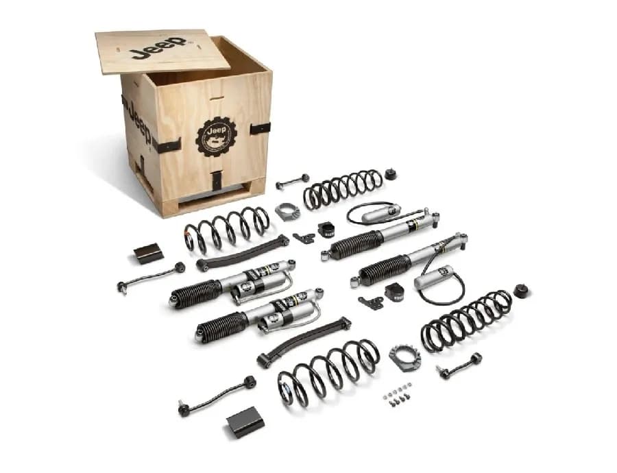 77072395AH - Lift Kit, two-inch lift, Jeep Wrangler four-door 3.6L with BILSTEIN Reservoir Shocks Jeep Wrangler 2018 2024