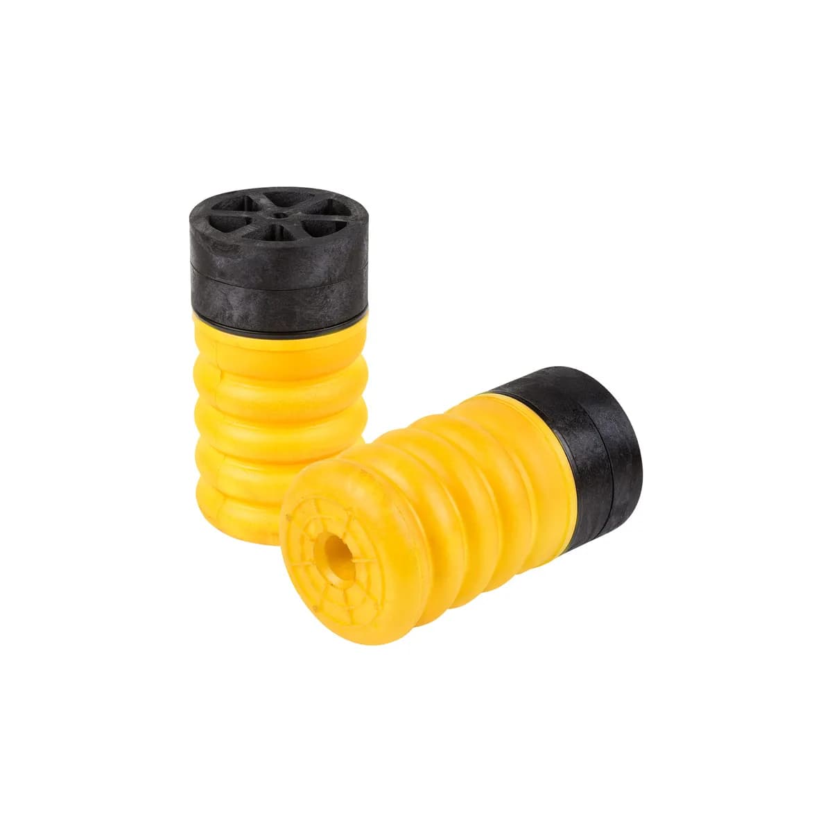 SumoSprings; Front Or Rear; Incl. Four 1 in. Spacers; For Fabricators And Custom Applications; One Piece Hollow Center; 2800 lbs. At 50 Percent Compression; Yellow;