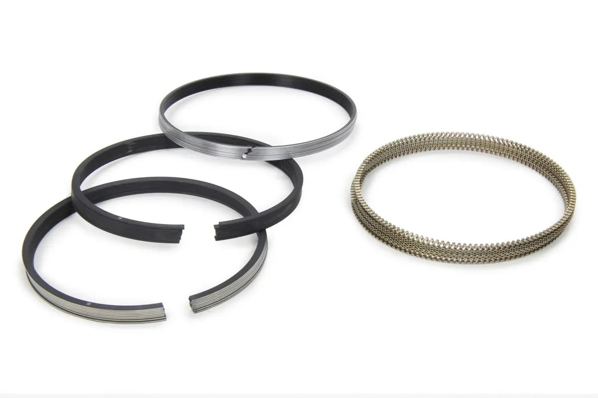 Mahle Motorsport 4070MS-112 Ring (set) - 1.0mm, 1.0mm, 2.0mm Standard Tension +.005 File Fit Rings