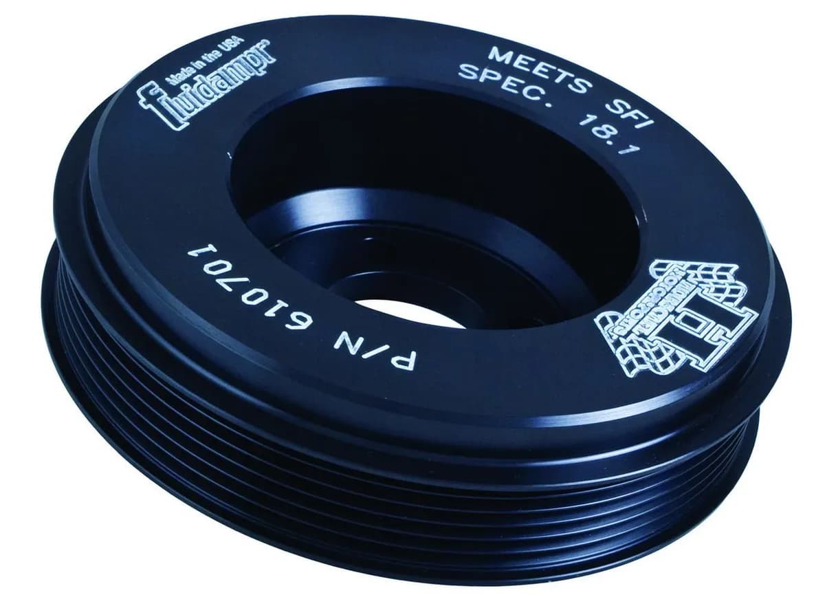 Fluidampr - 610701 - Harmonic Balancer - Fluidampr - Mitsubishi - 2003-2006 2.0L 4G63T Evo 8/9 - Each