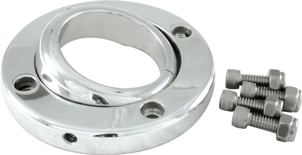 Borgeson - Steering Column Mount - P/N: 909005 - Steering column swivel floor mount. Machine finish aluminum. Fits 2-1/4 in. diameter steering columns.