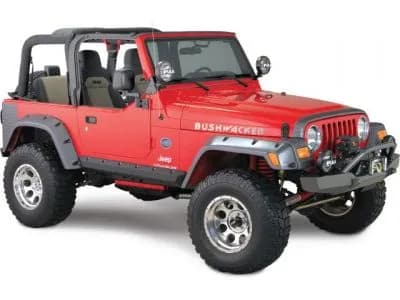 Bushwacker 4.75in Pocket Style Fender Flares - TJ/LJ