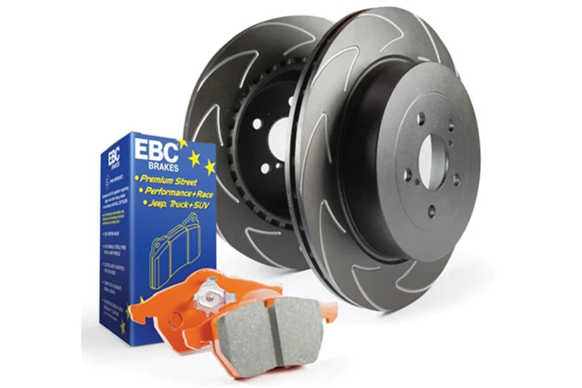 S7 Kits Orangestuff and BSD Rotors; Front; FMSI Pad No. D1897; Vented; 5 Bolt Holes; 338mm Dia.; 57mm Height; 30mm Thick; 68mm Center Hole Dia.;