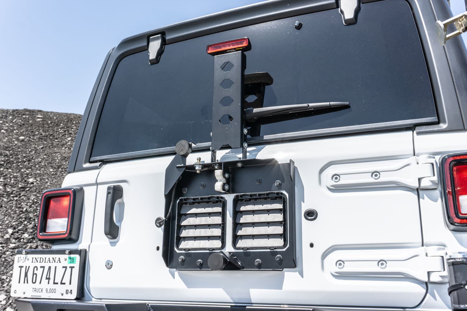 JL Destroyer 3RD Brake Light Mount (Black Powder Coated)