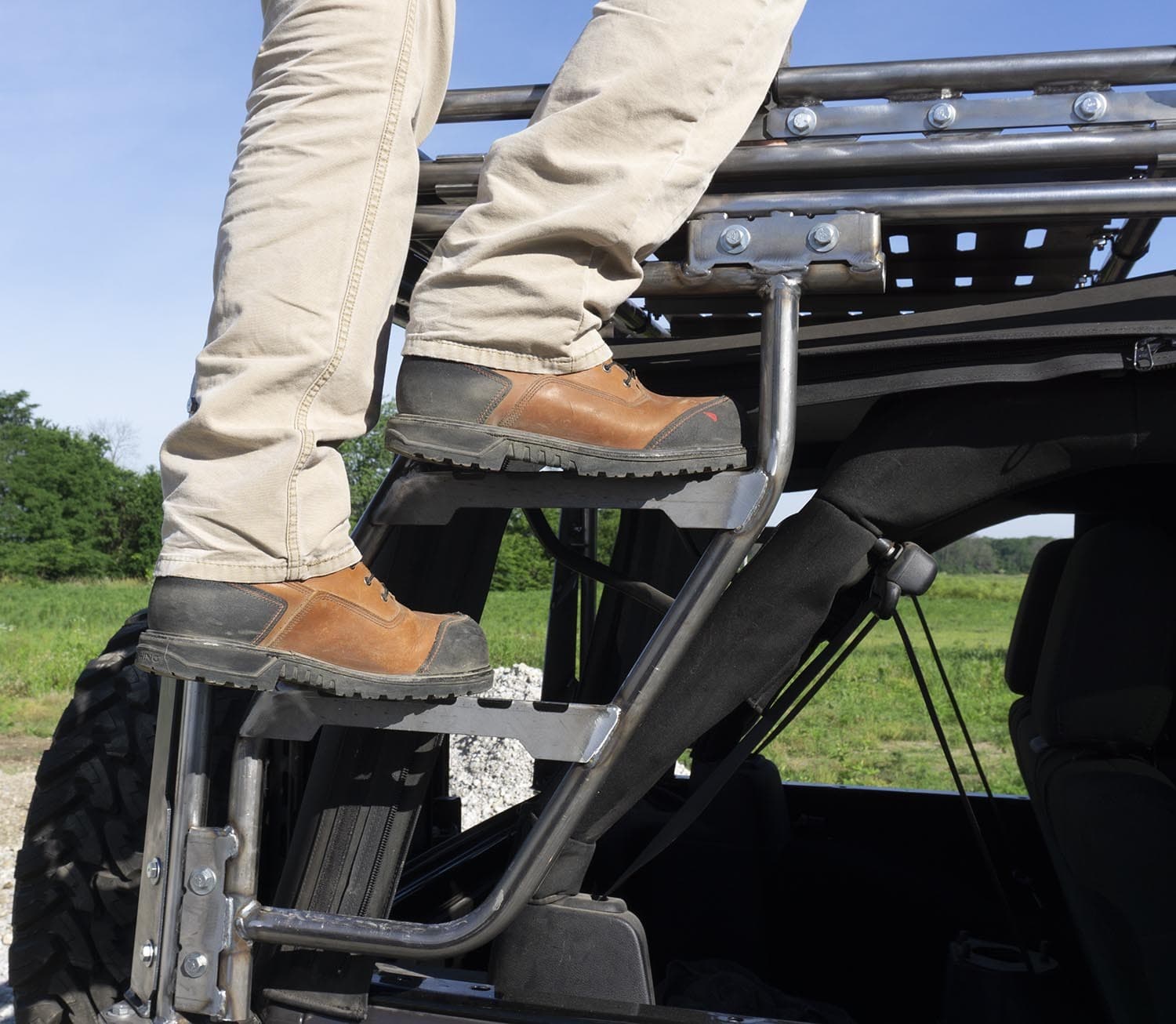 LOD Destroyer Series Roof Rack Side Ladder - Passenger Side - JL/JK product image
