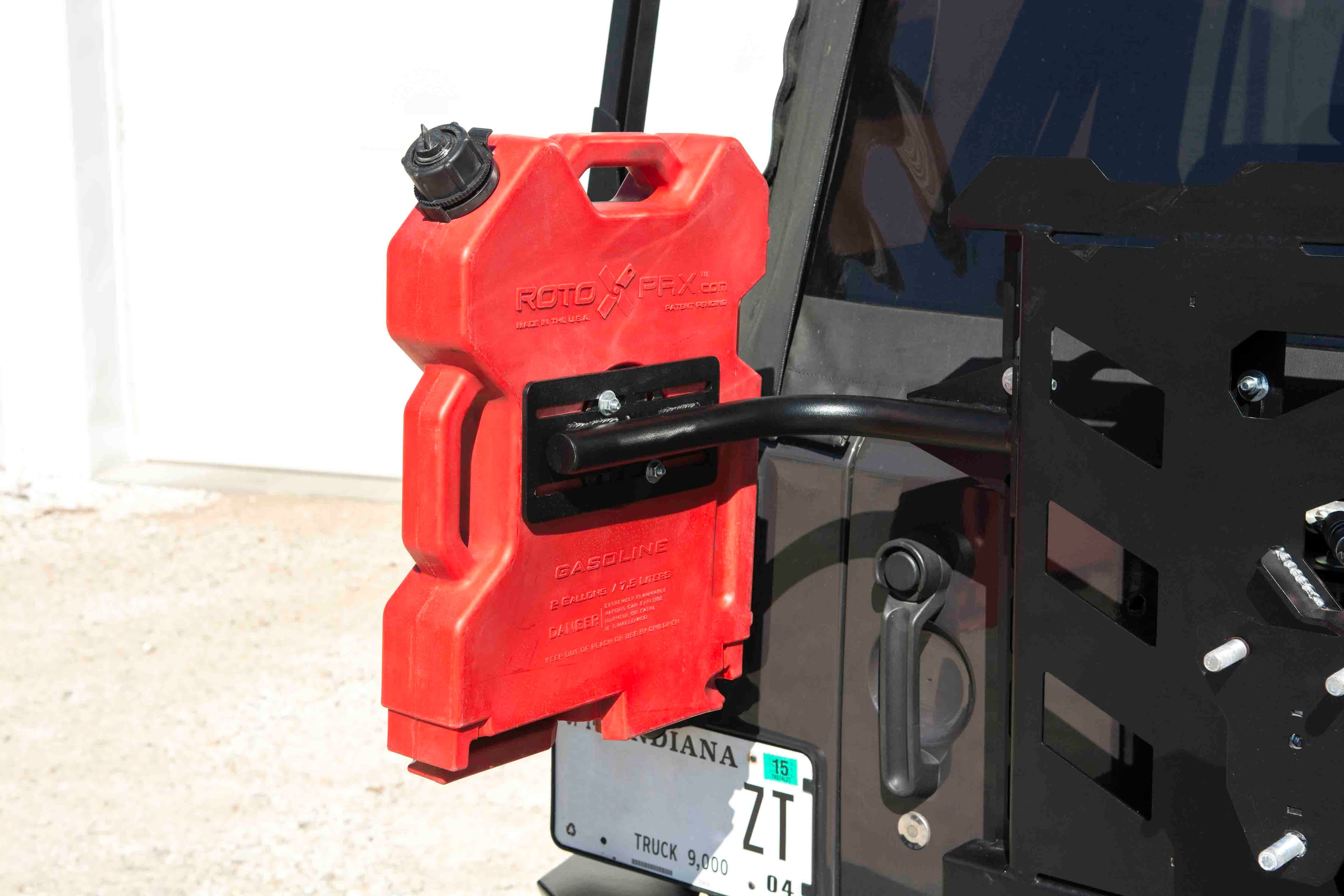 LOD Destroyer RotoPax 2 or 3 gallon Single Side Mount Black Powder Coated - JL/JK product image