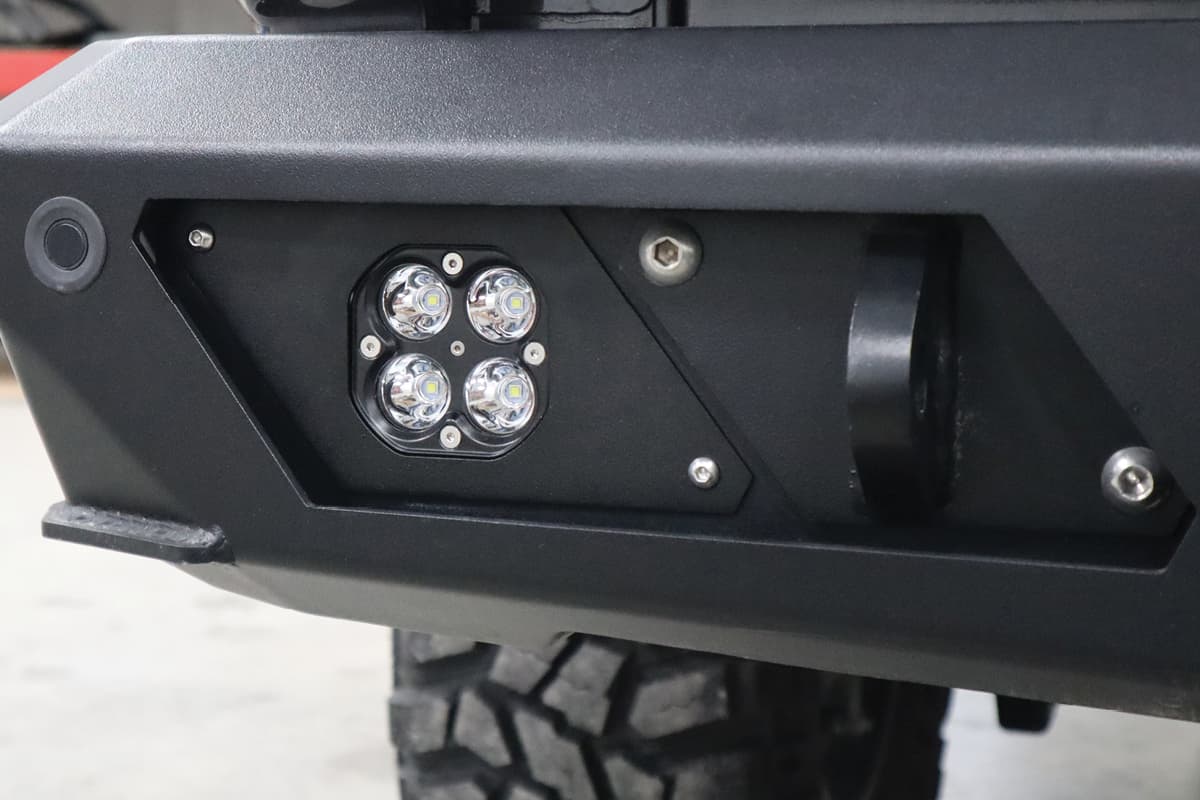 Destroyer Rear Light Bezel, Fits LoD Radiant Pro LED Surface Mount Lights (Black Powder Coated) product image