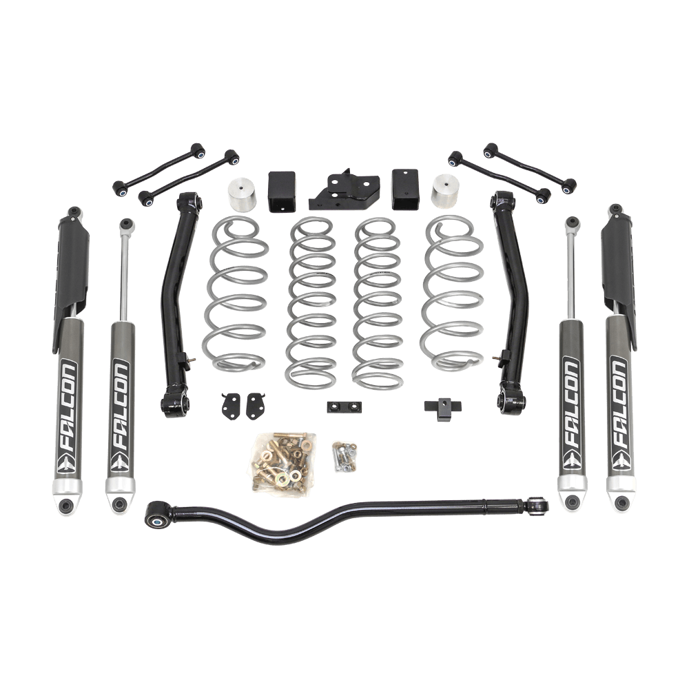 ReadyLift 18C JEEP WRANGLER JL TERRAIN FLEX 2ARM COIL SPRING 3.5IN LIFT KIT W/FALCON 2.1 MONOTUBE SHOCKS