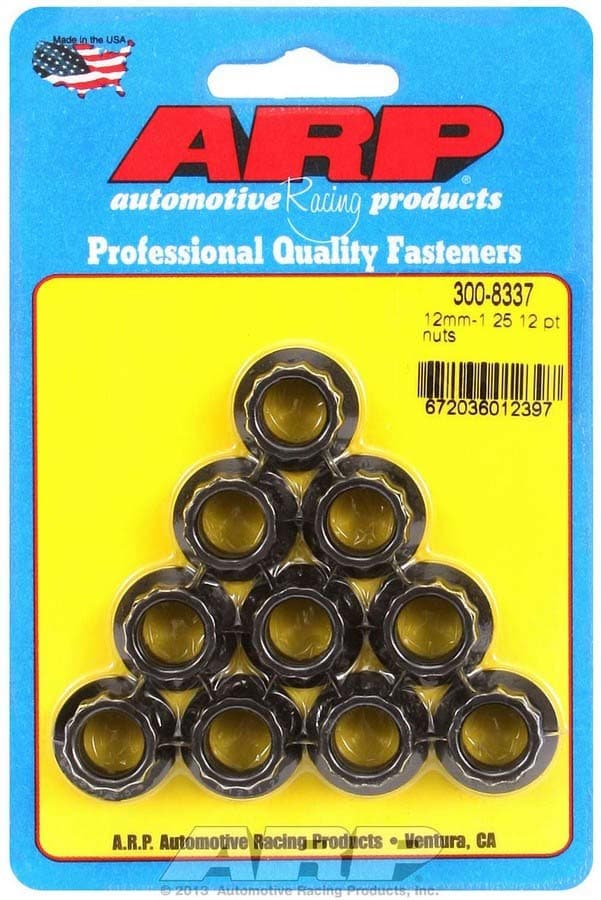 ARP Auto Racing 12mm x 1.25 12pt. Nuts (10)