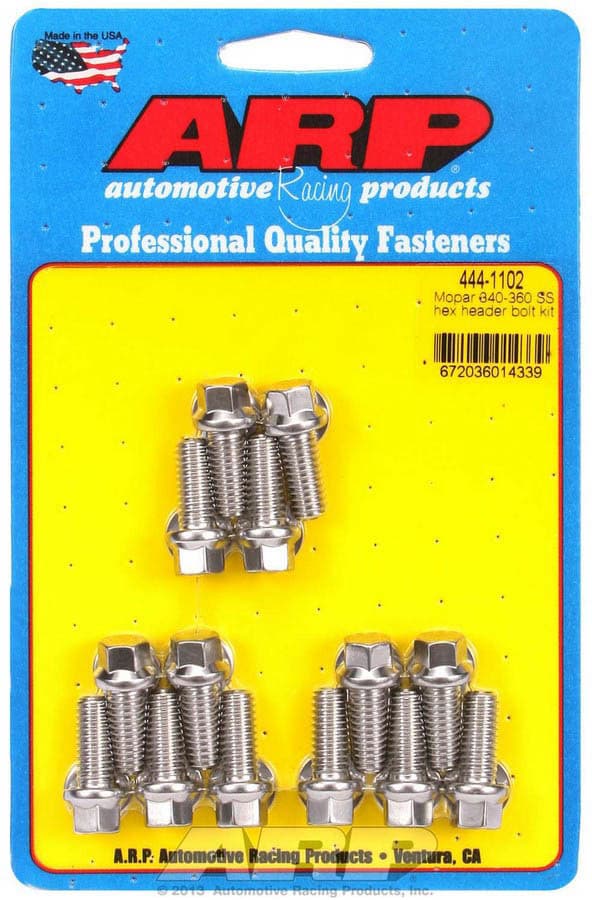 ARP Auto Racing S/S Header Bolt Kit - 5/16 x .750 UHL (14)