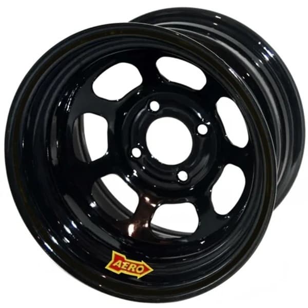 Aero Race Wheels 13x8 4in. 4.50 Black